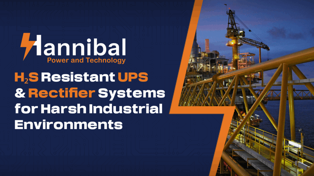 Corrosion-resistance in industrial UPS and Rectifier enclosure for H2S environments